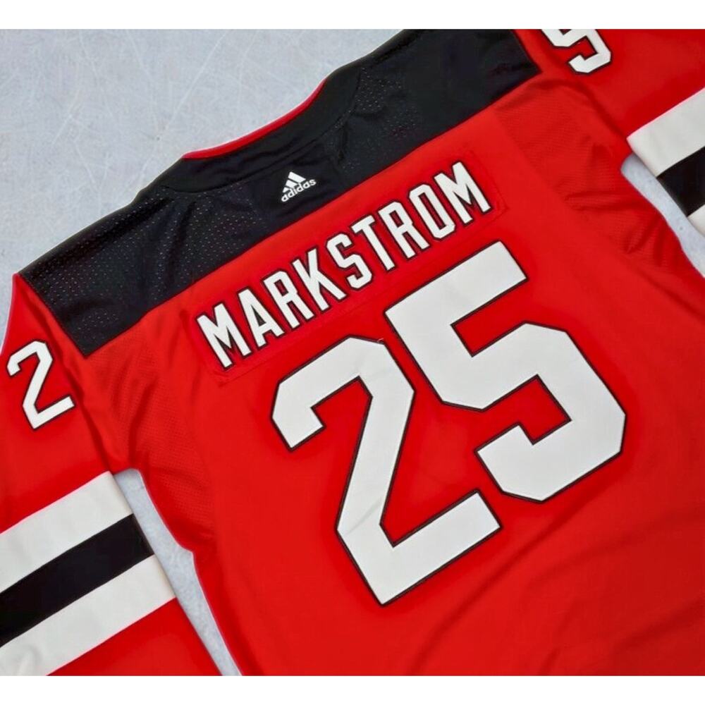 New Jersey Devils Jacob Markstrom #25 Adidas Authentic Jersey Sz 60 3XL NWOT - Picture 5 of 12